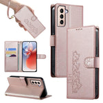 Custodia per telefono in ecopelle con chiusura magnetica e cinturino, con simpatici gattini., For Galaxy S21 5G, For Galaxy S21+ 5G, For Galaxy S21 Ultra 5G, For Galaxy S20 FE