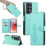 Custodia per telefono in ecopelle con chiusura magnetica e cinturino, con simpatici gattini., For Galaxy S21 5G, For Galaxy S21+ 5G, For Galaxy S21 Ultra 5G, For Galaxy S20 FE