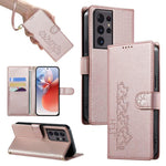 Custodia per telefono in ecopelle con chiusura magnetica e cinturino, con simpatici gattini., For Galaxy S21 5G, For Galaxy S21+ 5G, For Galaxy S21 Ultra 5G, For Galaxy S20 FE