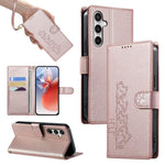 Custodia per telefono in ecopelle con chiusura magnetica e cinturino, con simpatici gattini., For Galaxy S26 FE 5G, For Galaxy S26+ 5G, For Galaxy S26 Edge 5G, For Galaxy S26 Ultra 5G