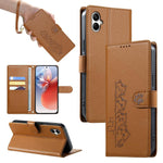 Custodia per telefono in ecopelle con chiusura magnetica e cinturino, con simpatici gattini., For Galaxy A55 5G, For Galaxy A35 5G, For Galaxy A05, For Galaxy A05s
