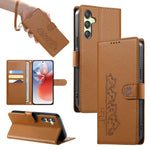 Custodia per telefono in ecopelle con chiusura magnetica e cinturino, con simpatici gattini., For Galaxy A25 5G Global, For Galaxy A24 4G, For Galaxy A14 4G / 5G, For Galaxy A34 5G