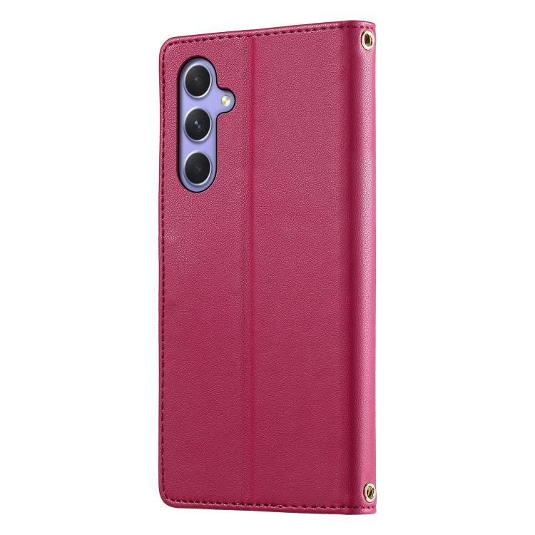 Custodia per telefono in ecopelle con chiusura magnetica e cinturino, con simpatici gattini., For Galaxy A54 5G