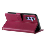 Custodia per telefono in ecopelle con chiusura magnetica e cinturino, con simpatici gattini., For Galaxy A54 5G