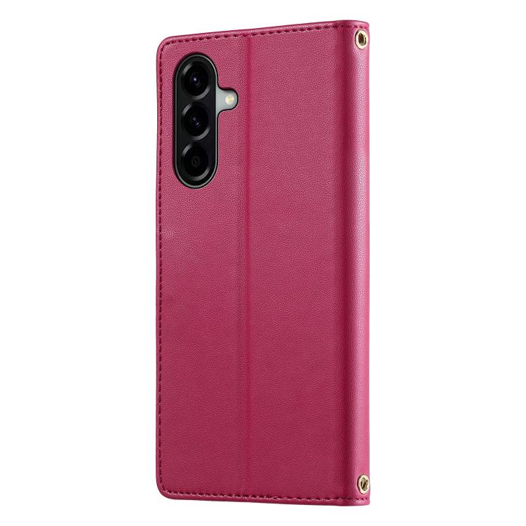Custodia per telefono in ecopelle con chiusura magnetica e cinturino, con simpatici gattini., For Galaxy A57 5G, For Galaxy A37 5G, For Galaxy A27 5G, For Galaxy A17 / A16 / A26 5G