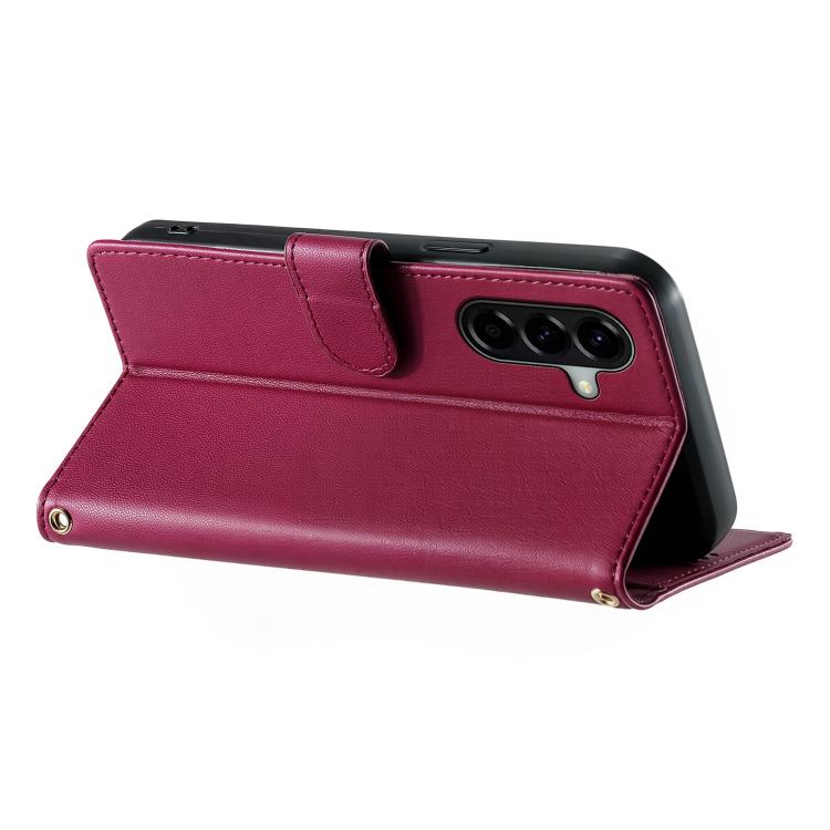 Custodia per telefono in ecopelle con chiusura magnetica e cinturino, con simpatici gattini., For Galaxy A57 5G, For Galaxy A37 5G, For Galaxy A27 5G, For Galaxy A17 / A16 / A26 5G