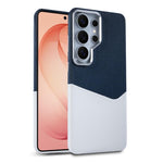 Custodia per telefono magnetica con trama in tessuto, cuciture a vista e scomparto per carte di credito., For Galaxy S26 Ultra 5G, For Galaxy S25 Ultra 5G, For Galaxy S24 Ultra 5G