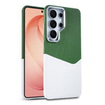 Custodia per telefono magnetica con trama in tessuto, cuciture a vista e scomparto per carte di credito., For Galaxy S26 Ultra 5G, For Galaxy S25 Ultra 5G, For Galaxy S24 Ultra 5G