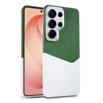 Custodia per telefono magnetica con trama in tessuto, cuciture a vista e scomparto per carte di credito., For Galaxy S26 Ultra 5G, For Galaxy S25 Ultra 5G, For Galaxy S24 Ultra 5G