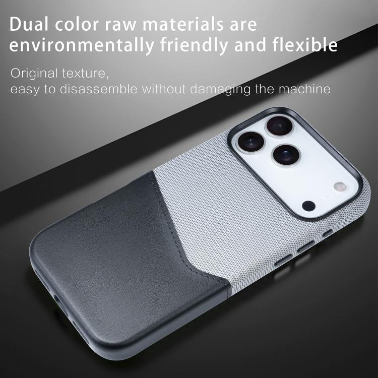 Custodia per telefono magnetica con trama in tessuto, cuciture a vista e scomparto per carte di credito., For Galaxy S26 Ultra 5G, For Galaxy S25 Ultra 5G, For Galaxy S24 Ultra 5G
