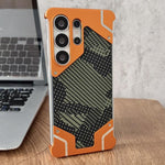 Custodia magnetica per telefono Armor senza cornice con motivo mimetico, For Galaxy S26 Ultra 5G