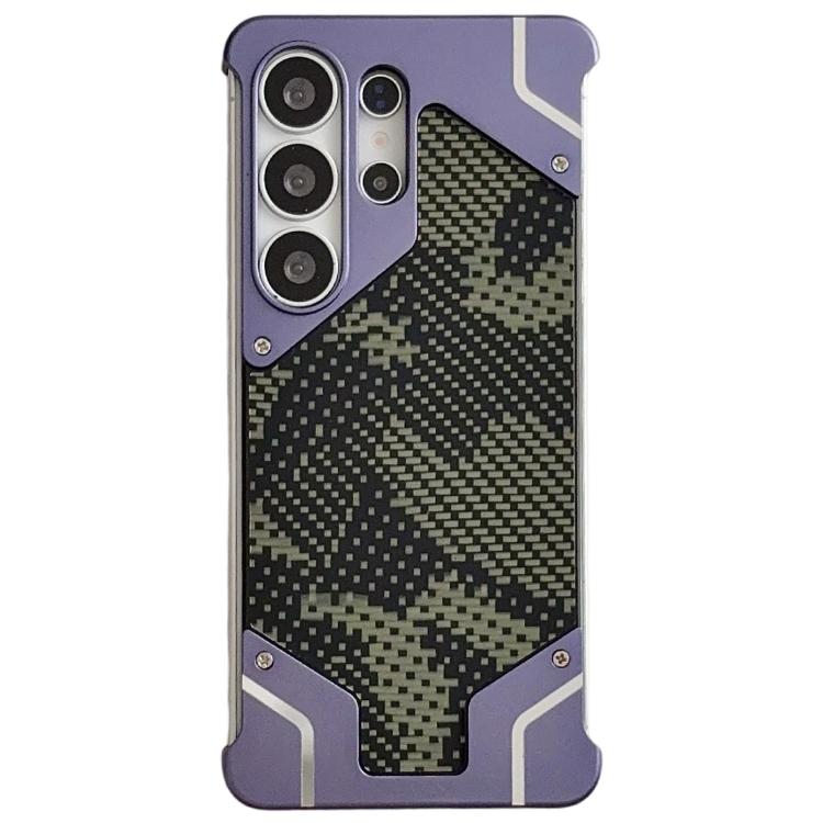 Custodia magnetica per telefono Armor senza cornice con motivo mimetico, For Galaxy S26 Ultra 5G