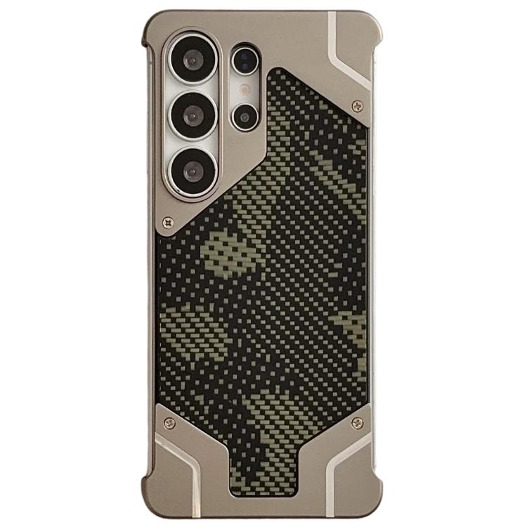 Custodia magnetica per telefono Armor senza cornice con motivo mimetico, For Galaxy S26 Ultra 5G