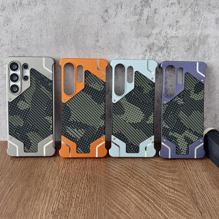 Custodia magnetica per telefono Armor senza cornice con motivo mimetico, For Galaxy S26 Ultra 5G