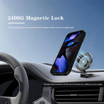 Custodia magnetica per telefono LeReach Le-Chic Series con supporto integrato nascosto., For iPhone 15 Pro