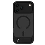 Custodia per telefono magnetica a forma di C con supporto nascosto LeReach Le-Chic Series, For iPhone 17 Pro Max