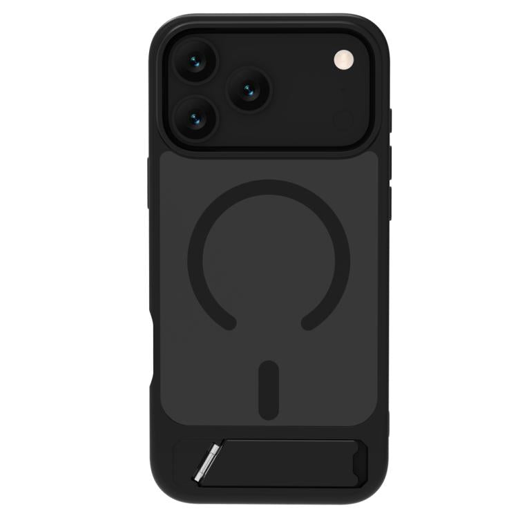 Custodia per telefono magnetica a forma di C con supporto nascosto LeReach Le-Chic Series, For iPhone 17 Pro Max