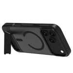 Custodia per telefono magnetica a forma di C con supporto nascosto LeReach Le-Chic Series, For iPhone 17 Pro Max