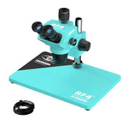 Microscopio stereoscopico trinoculare RF4 RF-6565Pro con zoom sincrono 6,5-65X e base in lega di alluminio., RF-6565Pro