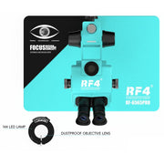 Microscopio stereoscopico trinoculare RF4 RF-6565Pro con zoom sincrono 6,5-65X e base in lega di alluminio., RF-6565Pro