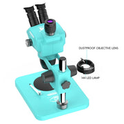 Microscopio stereoscopico trinoculare RF4 RF-6565R con zoom sincrono 6,5-65X., RF-6565R