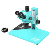 Microscopio stereoscopico trinoculare RF4 RF-6565Pro2 con zoom sincrono 6,5-65X e staffa di sollevamento per la messa a fuoco., RF-6565Pro2