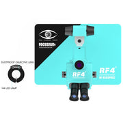 Microscopio stereoscopico trinoculare RF4 RF-6565Pro2 con zoom sincrono 6,5-65X e staffa di sollevamento per la messa a fuoco., RF-6565Pro2