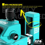 Microscopio stereoscopico trinoculare RF4 RF-6565Pro2 con zoom sincrono 6,5-65X e staffa di sollevamento per la messa a fuoco., RF-6565Pro2