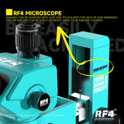 Microscopio stereoscopico trinoculare RF4 RF-6565Pro2 con zoom sincrono 6,5-65X e staffa di sollevamento per la messa a fuoco., RF-6565Pro2