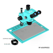Microscopio stereoscopico trinoculare RF4 RF-6565Pro D2 con zoom sincrono 6,5-65X e base in lega di alluminio RF-D2., RF-6565Pro D2