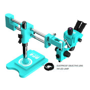 Microscopio stereoscopico trinoculare RF4 RF-6565Pro3 con zoom sincrono 6,5-65X e stativo a doppio braccio., RF-6565Pro3