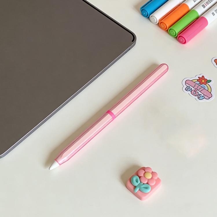Custodia trasparente rimovibile per penna stilo, For Apple Pencil 2 / Pro