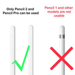 Custodia trasparente rimovibile per penna stilo, For Apple Pencil 2 / Pro