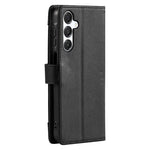 Portafoglio con cerniera e fibbia in ecopelle con texture litchi e cinturino da polso., For Galaxy A57 5G, For Galaxy A37 5G / A36 5G, For Galaxy A27 5G