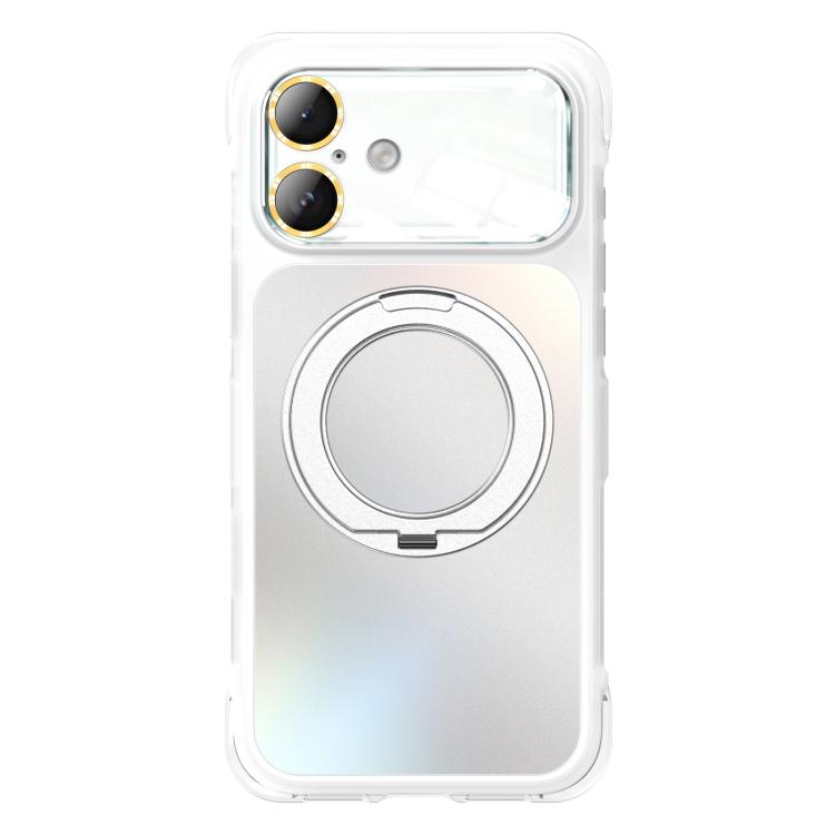 Supporto in metallo AG, girevole, antiurto, custodia magnetica per telefono con airbag., For iPhone 17 Pro Max, For iPhone 17 Pro, For iPhone 17, For iPhone 16 Pro Max