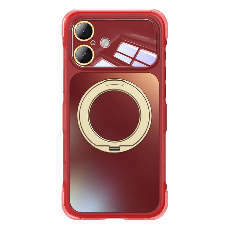 Supporto in metallo AG, girevole, antiurto, custodia magnetica per telefono con airbag., For iPhone 17 Pro Max, For iPhone 17 Pro, For iPhone 17, For iPhone 16 Pro Max