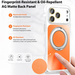 Supporto in metallo AG, girevole, antiurto, custodia magnetica per telefono con airbag., For iPhone 16 Pro, For iPhone 16