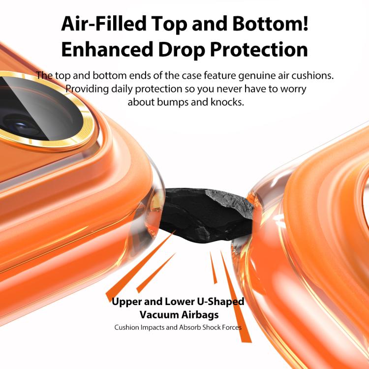 Supporto in metallo AG, girevole, antiurto, custodia magnetica per telefono con airbag., For iPhone 17 Pro Max, For iPhone 17 Pro, For iPhone 17, For iPhone 16 Pro Max