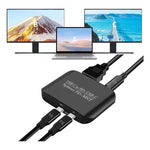 Splitter video USB-C a HDMI 4K 60Hz con porta PD