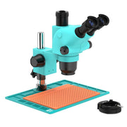Microscopio stereoscopico trinoculare zoom RF4 RF-6565-PO4 6,5X-65X con base in lega di alluminio PO4., RF-6565-PO4