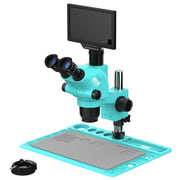 Microscopio stereoscopico trinoculare RF4 RF-6565TVD2-YS010W con zoom sincrono 6,5X-65X e monitor HD da 10 pollici., RF-6565TVD2-YS010W