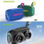 Altoparlante wireless Bluetooth HOPESTAR H67 da 30 W per esterni, impermeabile IPX7.