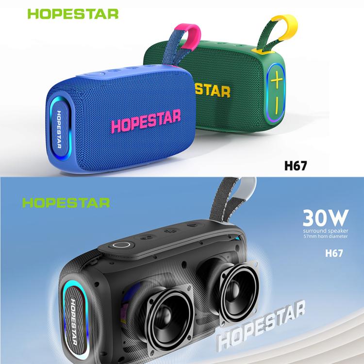 Altoparlante wireless Bluetooth HOPESTAR H67 da 30 W per esterni, impermeabile IPX7.