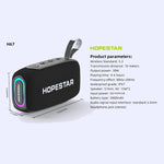 Altoparlante wireless Bluetooth HOPESTAR H67 da 30 W per esterni, impermeabile IPX7.