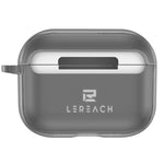 Custodia per auricolari wireless LeReach Mega Series Transparent Edition con gancio, For AirPods Pro 3