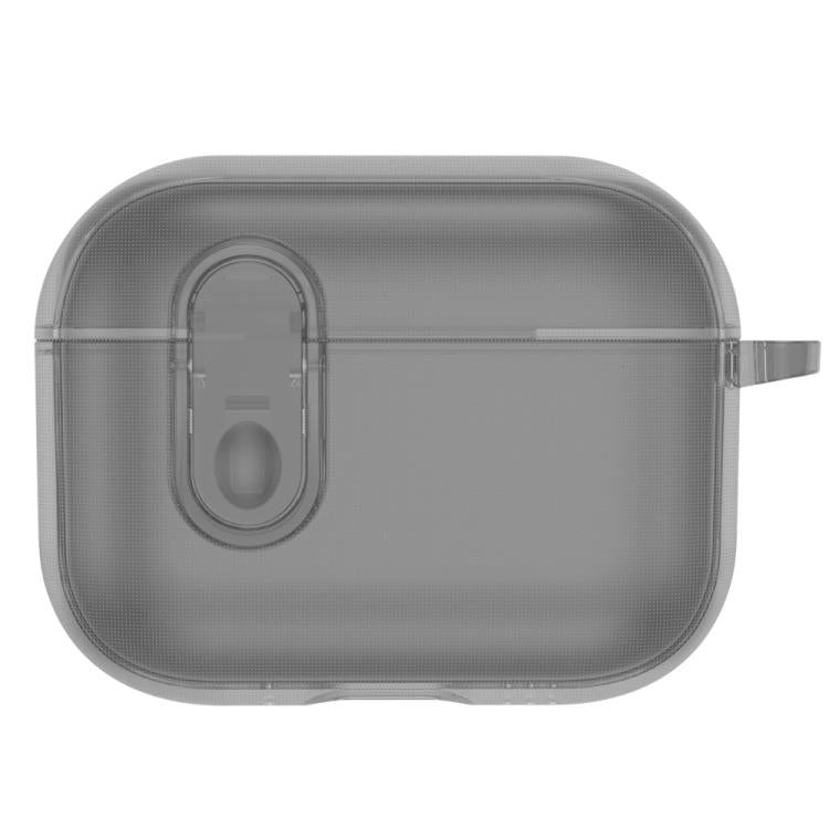 Custodia per auricolari wireless LeReach Mega Series Transparent Edition con gancio, For AirPods Pro 3