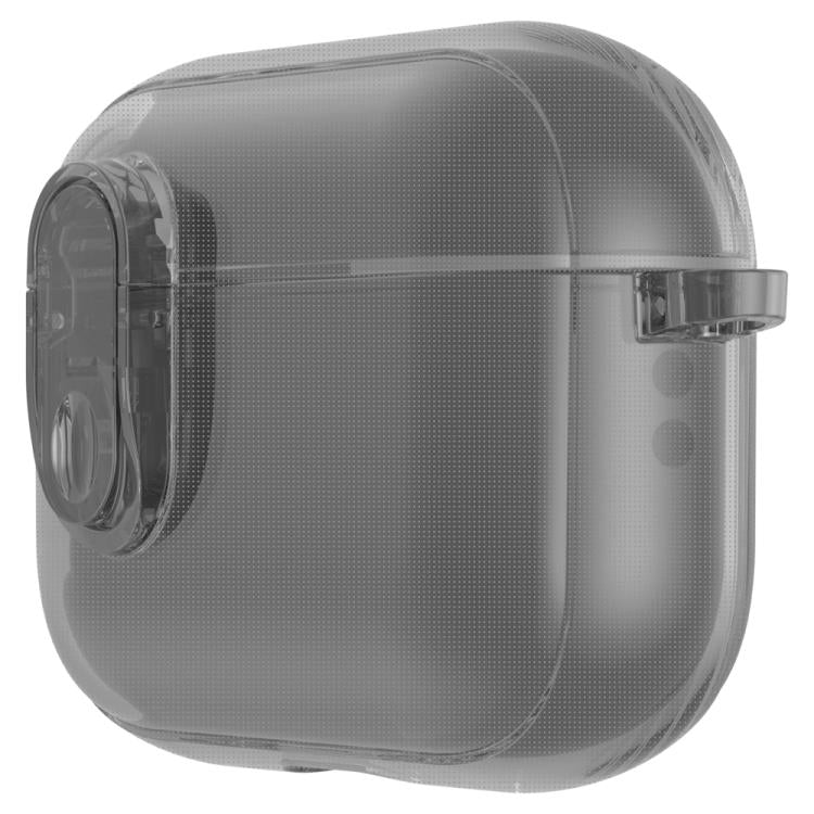 Custodia per auricolari wireless LeReach Mega Series Transparent Edition con gancio, For AirPods Pro 3