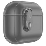 Custodia per auricolari wireless LeReach Mega Series Transparent Edition con gancio, For AirPods Pro 3