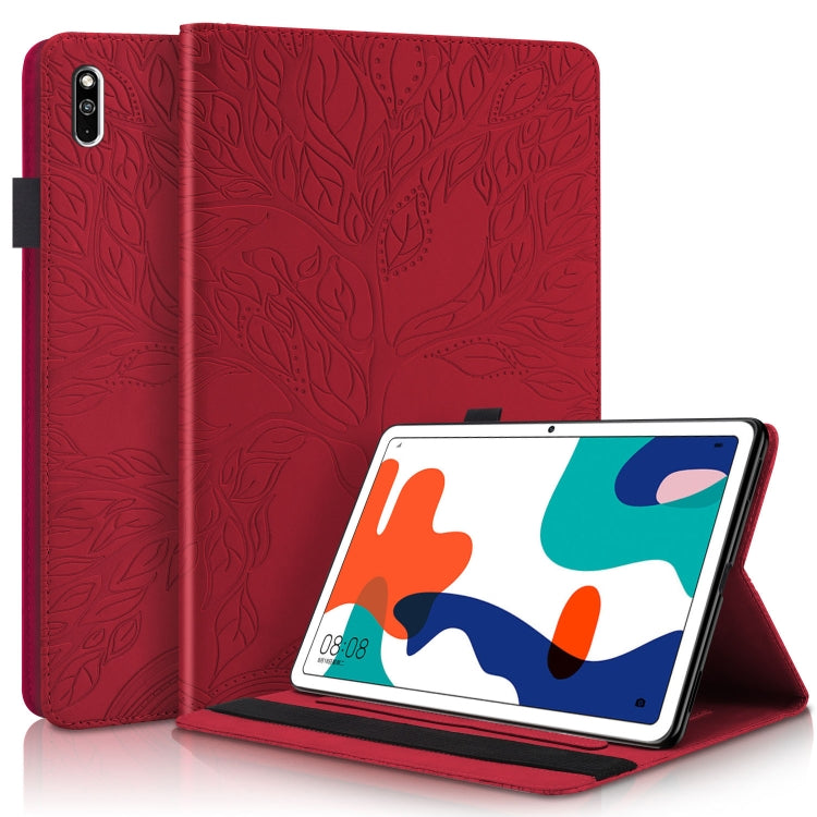 Custodia in pelle orizzontale per Huawei MediaPad M5 e MatePad