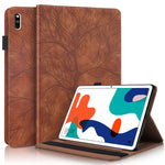 Custodia in pelle orizzontale per Huawei MediaPad M5 e MatePad